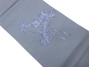 蓮模様織出し名古屋帯